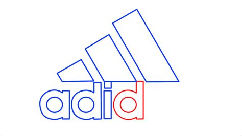 meisje tekening adidas|How to draw the adidas logo .